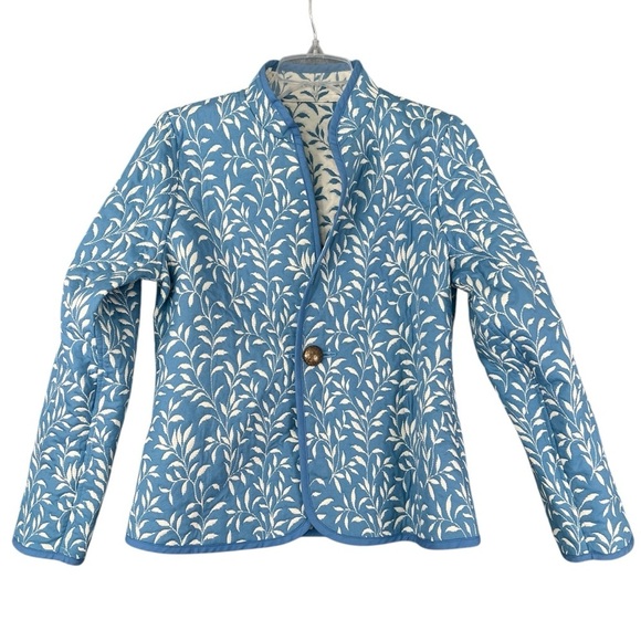 Trimdin Jackets & Blazers - TRIMDIN Artisan Reversible Jacket Tuscany Collection Cobalt Blue Size Small